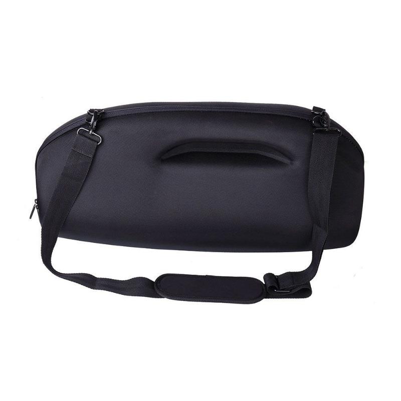 

TOP Durable Hard Protective Case, Custom Speaker Protective Case Bag for Boombox Wireless Bluetooth Speaker - Black