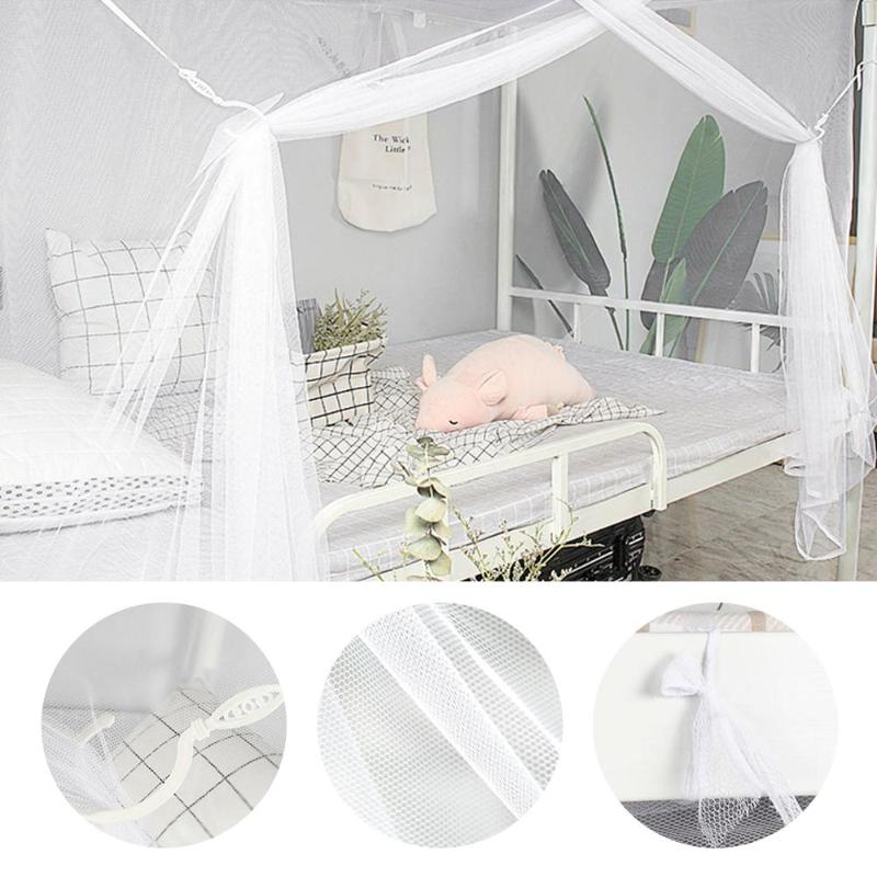

Camping Net White Square Outdoor Tent Sleeping Hiking Insect Prevention Mesh Foldable Mosquito Net Night Summer Portable