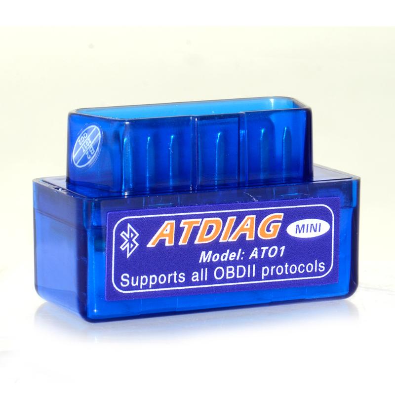 

ATDIAG mini ELM327 V2.1 Bluetooth Vgate Scan On Android OBD2/OBDII Elm 327 v2.1 Diagnostic Tool&Code Reader with free shipping