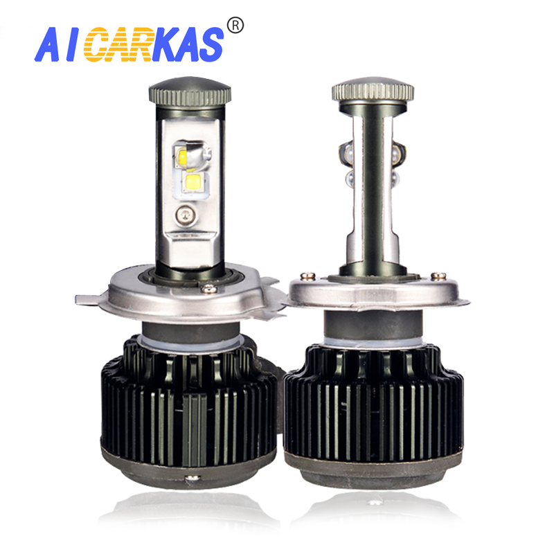 

AICARKAS V16 Super Bright Auto Turbo LED Headlight H4 H1 H7 H11 3 9005 4 9006 XHP50 Chips Replacement Bulbs 6000K 10000LM