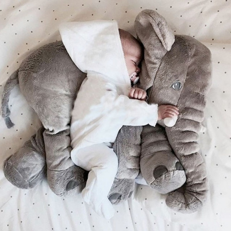 baby snuggle elephant pillow