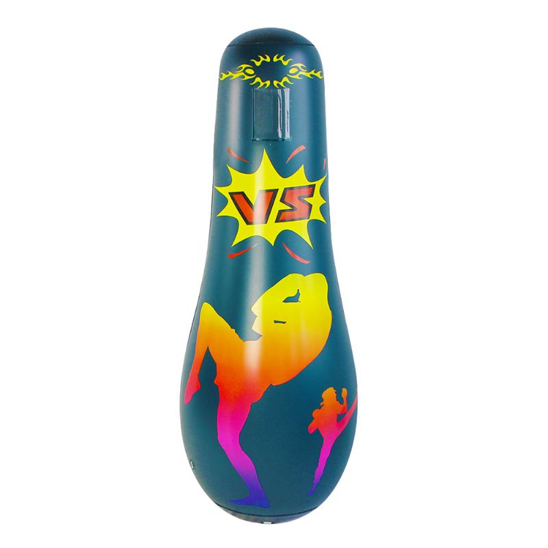 

Free Standing Fitness Kick Training Taekwondo Adults Kids Boxing Bag Home Gym Tumbler Sandbag Exercise Toys Inflatable Target