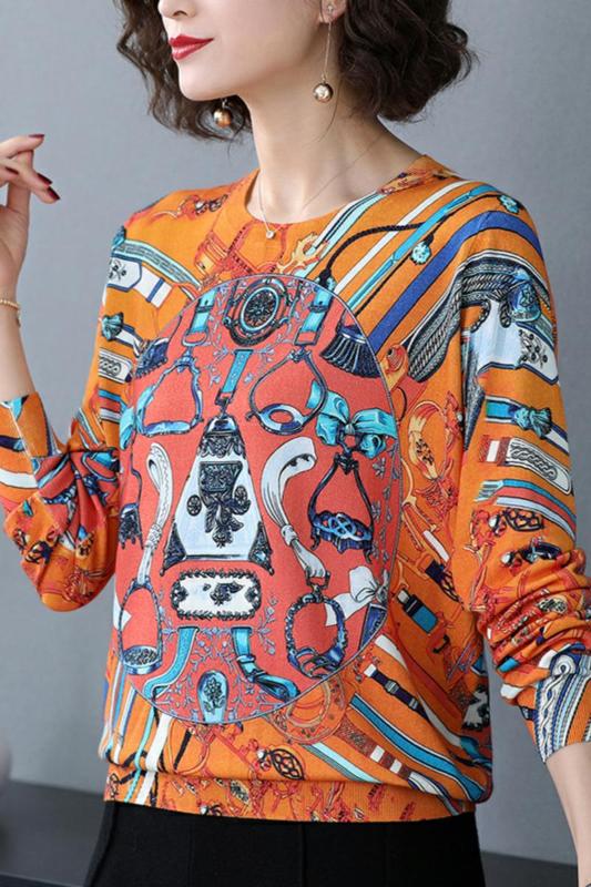 

XZ701354 Fashion women's Sweaters 2020 Runway European Design party style women's Clothing, As pic