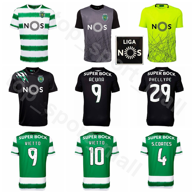 

Sporting CP 2020 2021 Lisbon Soccer 9 Luciano Vietto Jersey 29 PHELLYPE 4 COATES DOST FERNANDES LISBON DIABY JOVANE Football Shirt Kits, Black