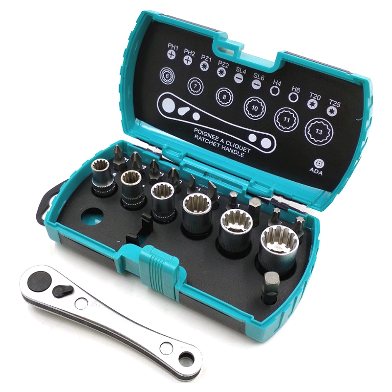 

Auto Moto Repair Tool Kit Socket Sleeve Ratchet Wrench Puller Arbor Toolbox Combination Suit Hardware Car Repair Tools