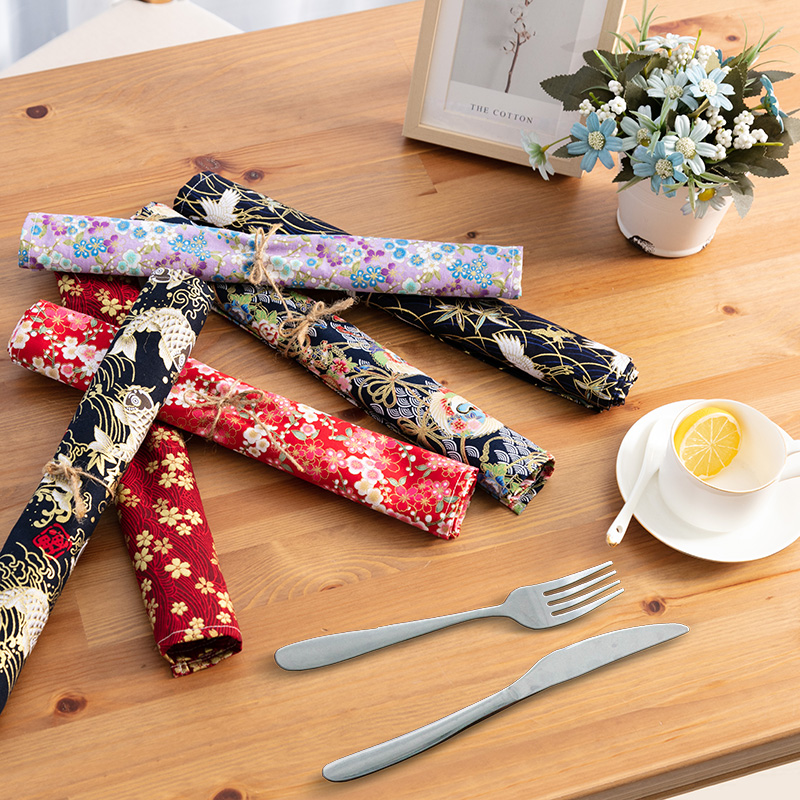 

Bronze cotton table placemat burgundy home Hotel Supplies accessories 30*40m/piece