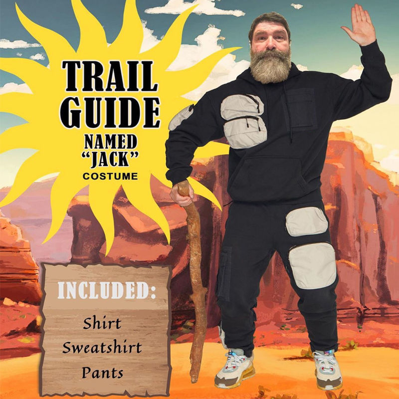 

Travis Scott Cactus JackHoodie joint small logo multi-pocket design hoodie