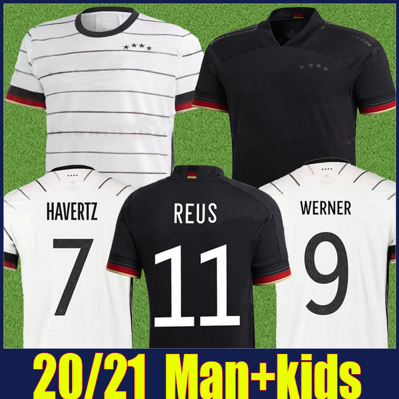 

2020 German soccer jersey national team man kids kit GNABRY WERNER HAVERTZ football jersey DEUTSCHER SANE KROOS REUS football shirts 20/21, 2020 home kids
