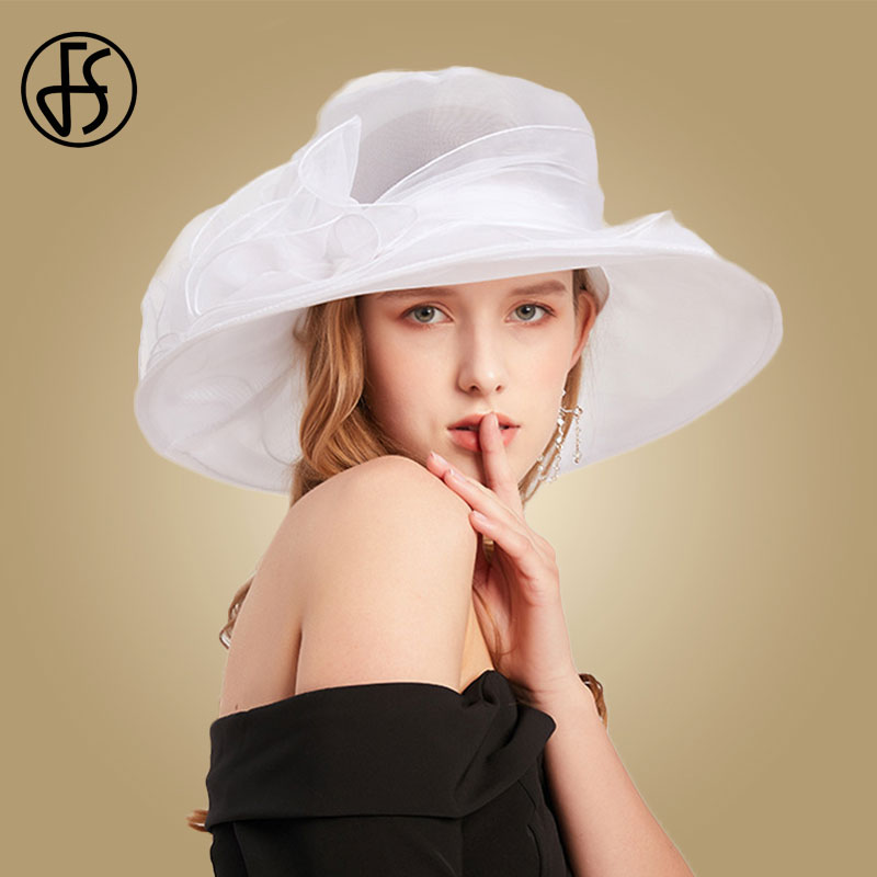 white wedding hats online