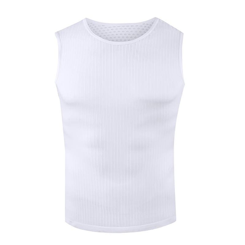 

HuB Summer Cycling Sleeveless vest Quick dry mesh fabric no logo design Outdoor Bicycle Breathable White Vest Bicycle Clothing, Cycling vest