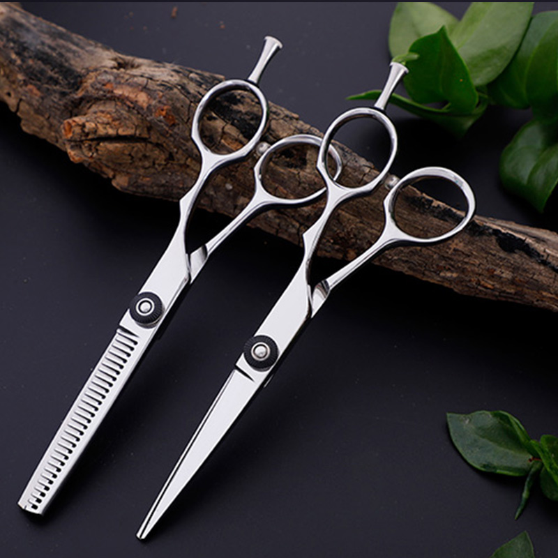 

Free shipping Japan scissors hand made hair shear 6' hairdressing scissors professional hair cutting thinning