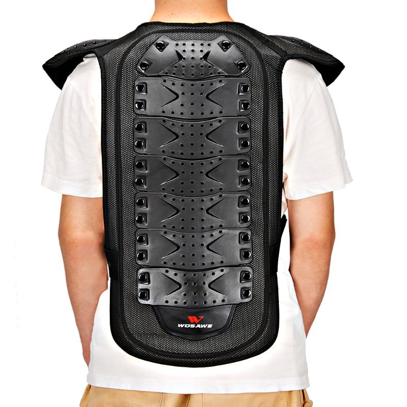 

WOSAWE Adult Motorcycle Armor Chest Back Spine Protection Motocross Snowboard Motorbike Jacket Body Protector Protective Gear