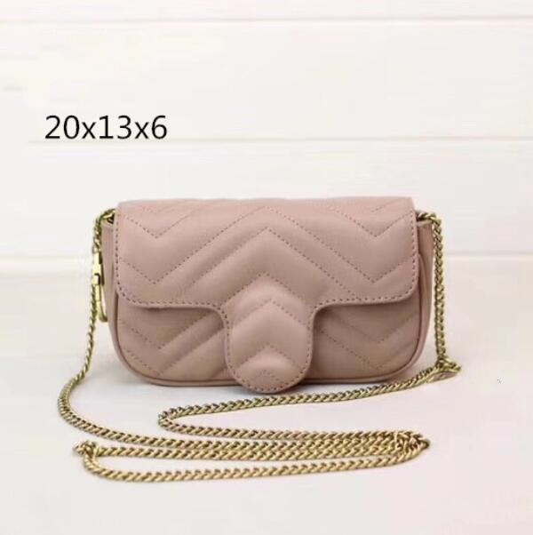 

Small size 20CM women handbags chain shoulder bag pu leather crossbody bag 2020 new style women handbags and purse new style, Khaki 7726