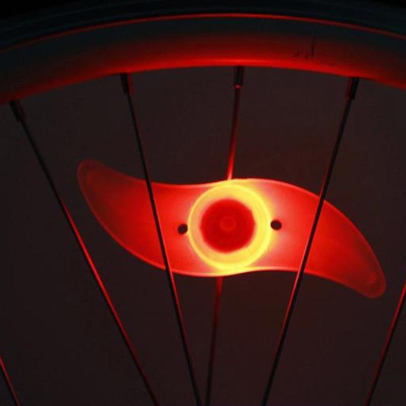 

Bike Bicycle Cycling Spoke Wire Tire Tyre Wheel LED Bright Lamp Mountain Bike Light colorful funny Cycling Wheel LED Accessor#sw