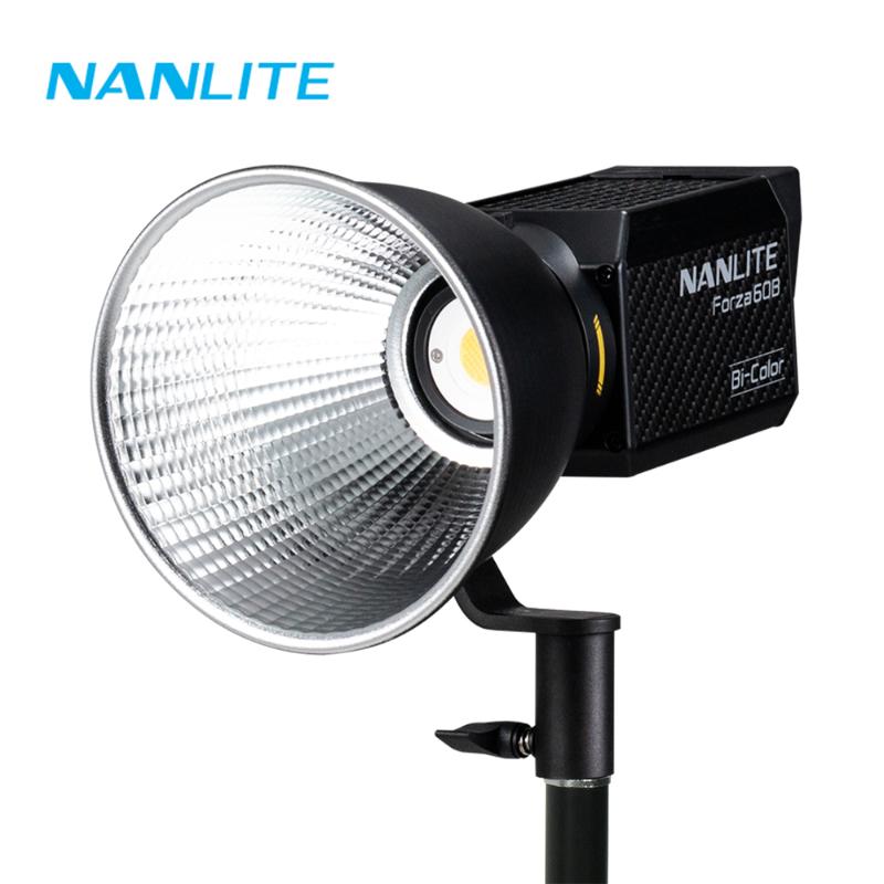 

Nanguang Nanlite 60B Bi-Color 2700K-6500K Wide Angles Portable Photo Video Light 60 60W 5600K Outdoor LED COB Light Monolight