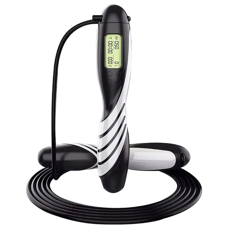 

Fitness Digital Time Setting Jump Rope With Counter Exercise Adjustable Skipping Rope Adjustable Sports Exercise Equipment 46