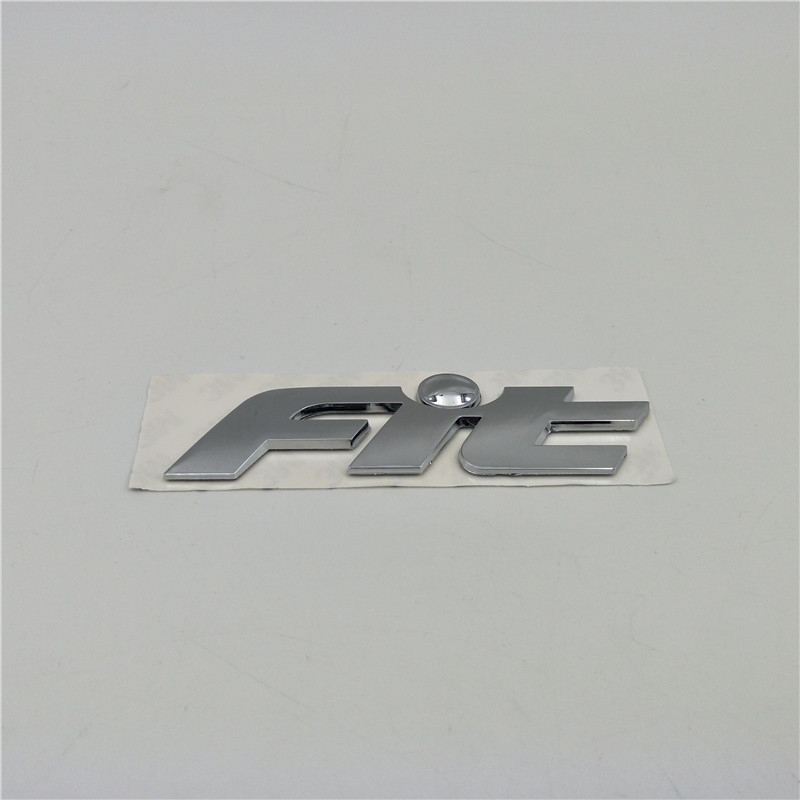 

For Honda Fit Jazz Rear Tailgate Emblems Tail Logo Sign Marks With Silver Dot, Fit with chrom silver dot
