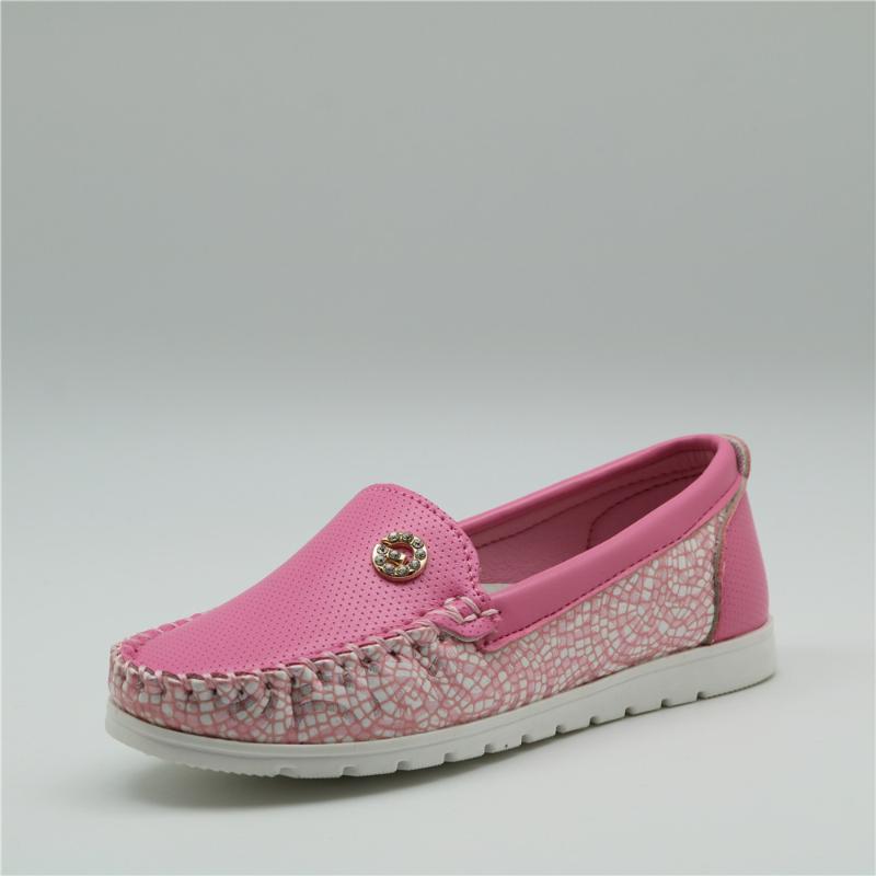 

Apakowa Children Shoes Spring Autumn Loafers Shoes Girls Non-Slip Sneakers Kids PU Leather Casual Kids Girls, Blue