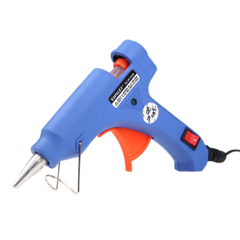 

XL-E20 Professional 20W Hot Glue Gun High Temp Heater Repair Heat tool with Free 1/10/50pcs Hot Melt Glue Sticks