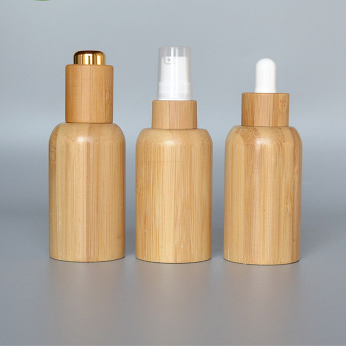 

15ml 30ml 50ml empty Natural Bamboo Wood glass dropper bottle bottle refillable bottle,30ml essential oil bamboo