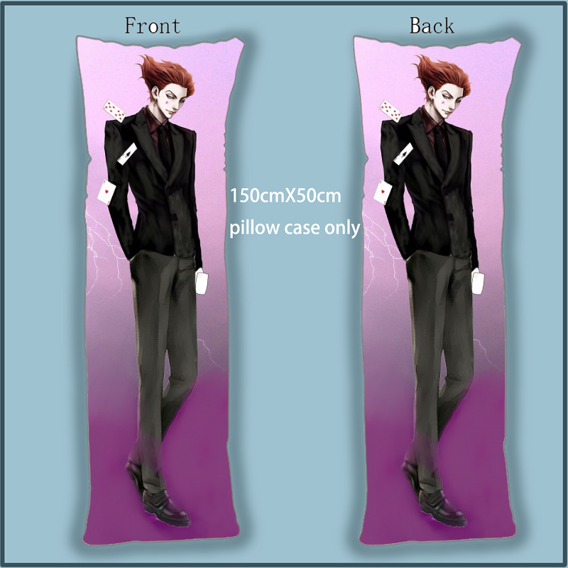 

x Morow Hisoka handsome Anime Dakimakura Body Pillow Case Cover, 105x40cm peachskin