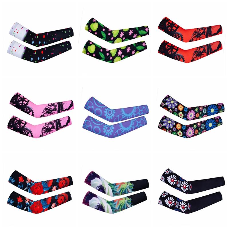 

Women Cycling Arm Warmers MTB Bike Bicycle Sleeves Armwarmer UV Protection Ridding Golf Arm Sleeves, Cd2540