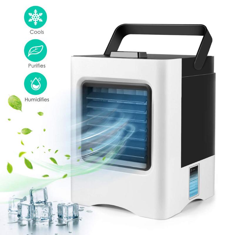 

Charging 4 in 1 mini air cooler Portable Multi-function Mini Rechargeable small air conditioner Air-conditioning Top-selling fan