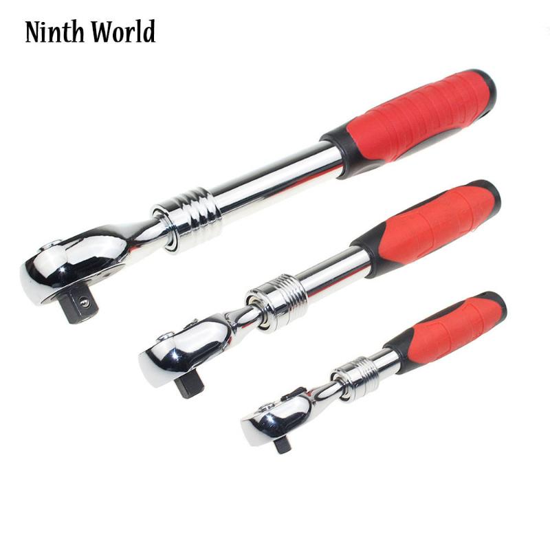 

Ninth World 72 Teeth Torque Ratchet Wrench 1/2" 3/8" 1/4" Allen Key Length Socket Wrench For Auto Car Repair Tool