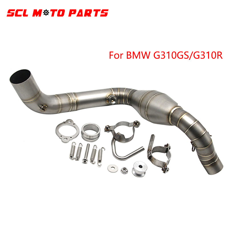 

ALconstar-Racing Slip On Full System Muffler With Middle Stainless Steel Link Pipe For G310GS G 310 GS G310GS G310R G 310R