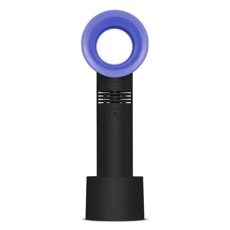 

Portable Rechargeable USB Sleeveless Mini Handheld Bladeless Cooler Handy Fan with 3 Speed Levels Fan
