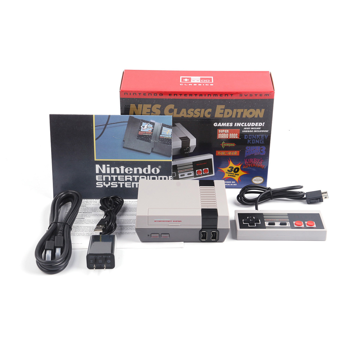 

NEW WII Classic Game TV Video Handheld Console Entertainment System Games For 30 Edition Model NES Mini Game Consoles free DHL