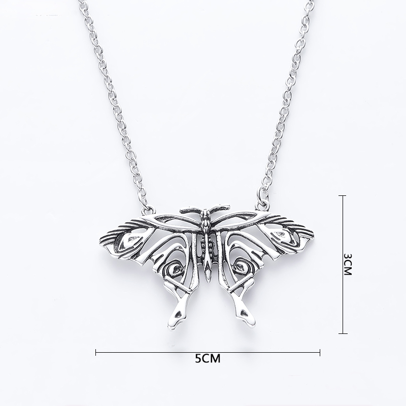 

Harong Mamma Mia Necklace Chain Antique Butterfly Pendant Yong Donna Butterfly Name Necklace Punk Jewelry Women Gift Accessories