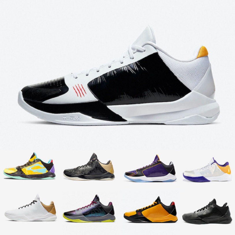 

big stage chaos 5 proto black basketball shoes alternate bruce lee mens triple metallic gold la 5s prelude men trainers sports sneakers 7-12, Color#1