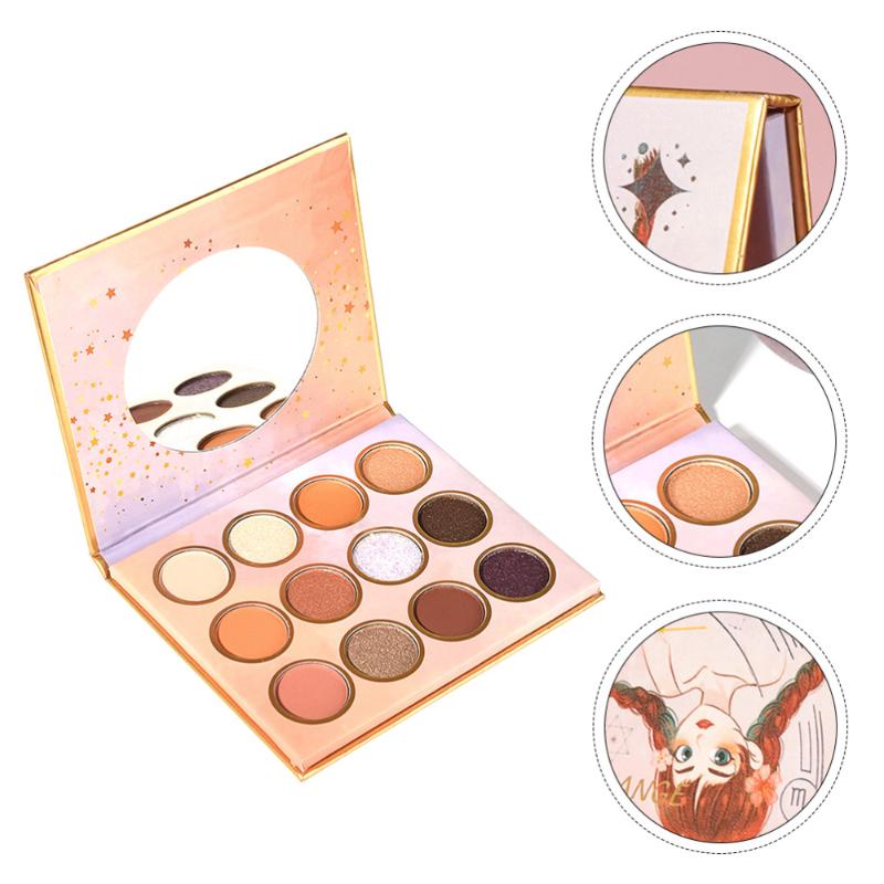 

1pc Eye Shadow Palettes Pretty Exquisite Cosmetics Eye Shadow Pallet Makeup for Women Girls, Assorted color