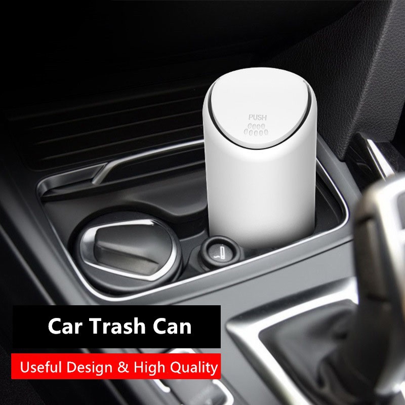 

1Picecs Universal Car Trash Bin Auto Organizer Storage Box Auto Trash Can Rubbish Gargage Holder Automobile Storage Bucket