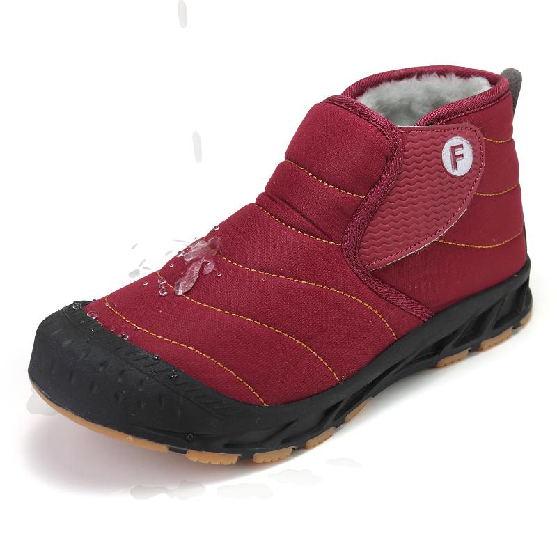 

Women's ankle boots fur boots warm snow winter shoes for women waterproof padded winter womenfootwear, Purple