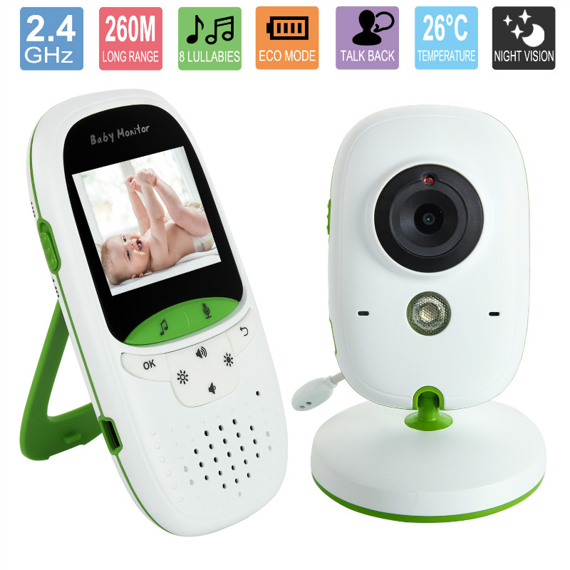 

2.0 inch Wireless baby monitor with camera Video electronic Security VB602 2 Talk Nigh Vision IR LED Temperature Monitoring