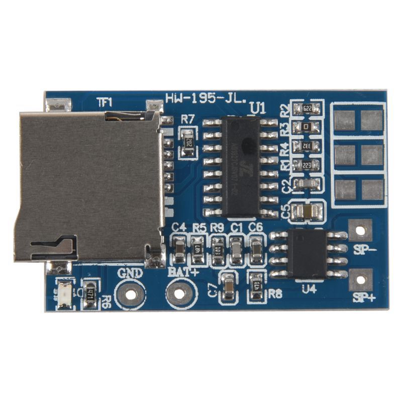 

5PCS GPD2846A TF Card MP3 Decoder Board 2W Module For Arduino