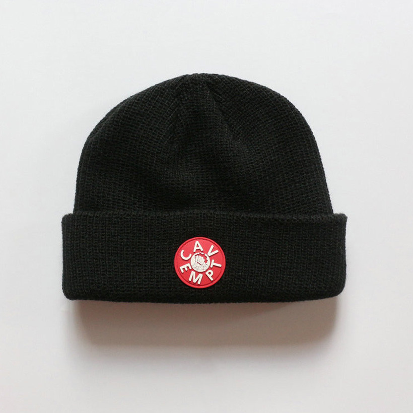 

Cav Empt Beanies Winter Hats For Men Women Ladies Acrylic Cuffed Short Skull Cap Knitted Hip Hop Harajuku Skullies Outdoor Fashion Rubber, Black short n3