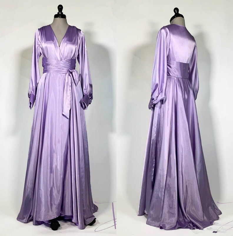 long purple nightgown