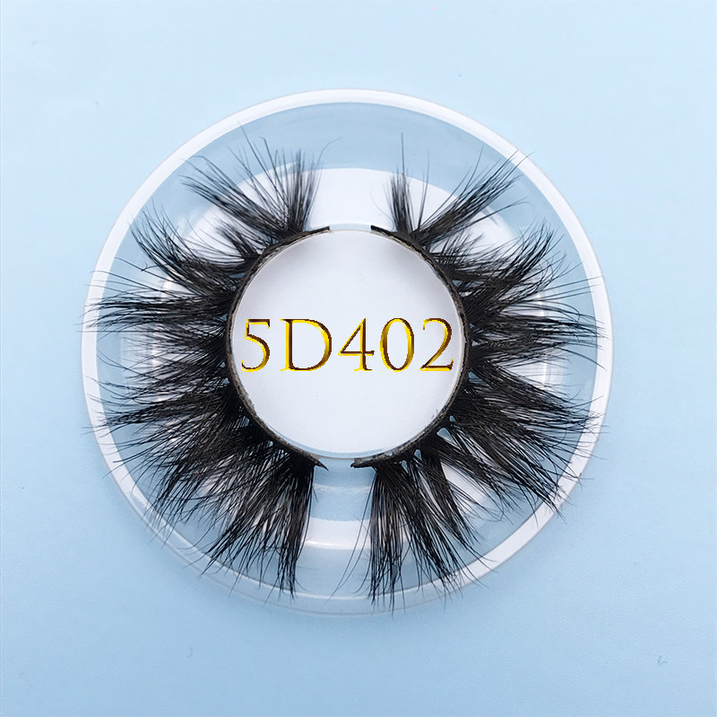 

Custom box MIKIWI 5D402full strip mink eyelashes natural soft false lashes makeup tools Mink Eyelashes100% Cruelty free Handmade