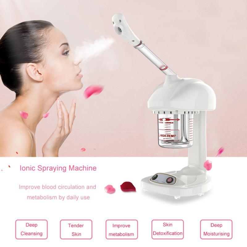 

Advanced Spraying Facial Steamer Ozone Face Sprayer Ion Vaporizer Steamer For Moisturizing Skin Care Machine Mist Beauty Device