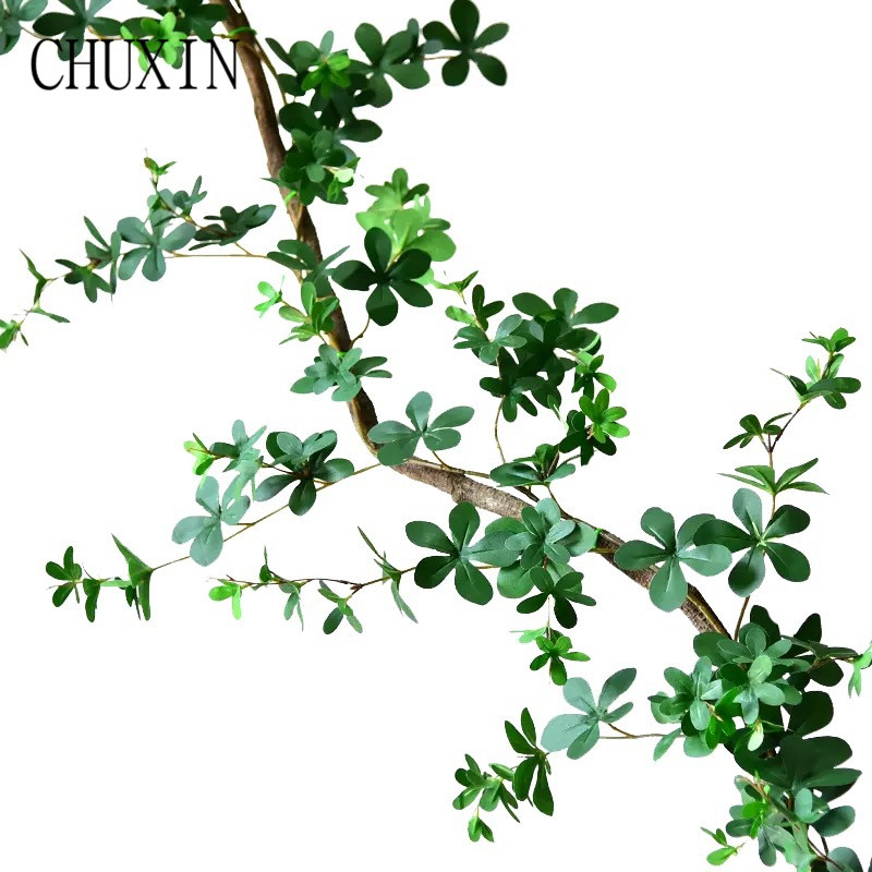 

170cm Artificial flower tree vine plants wall fake branch silk leaf For Home Hotel Wedding DIY Decoration Wreath scrapbooking, Green