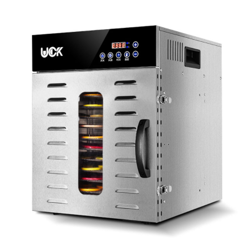 

220V/110V dehydrator Stainless steel Commercial dryer 12-layers Household Dried Fruit Machine 0-24 hours timing 1000w