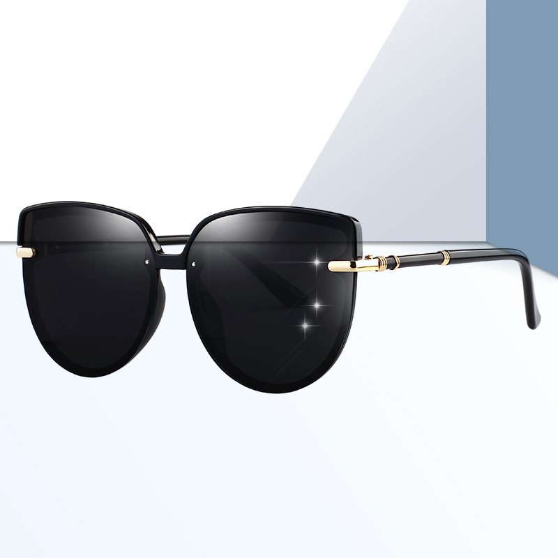 

2020 Polarized Ladies Cat Eye Fashion Sunglasses High Quality Brand Design Resin Material Lenses 3233 UV400 Protection Eyewear