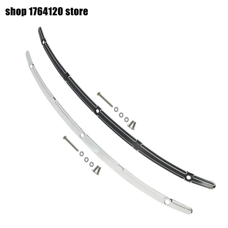 

Motorcycle CNC Fairing Windshield Trim Black/Chrome Aluminum Fit For Touring Street Glide Tri Glide Electra Gli 2014-2020