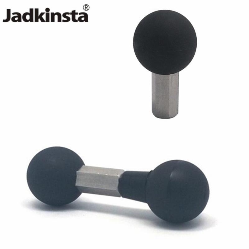 

Jadkinsta 1 inch Ball Mount Adapter Double or Single Ball Head for Action Camera Smartphone GPS Bracket Converter