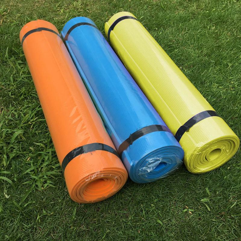 

Non-slip Yoga Mats For Fitness Tasteless Pilates Carpet with Bandages Picnic Camping Straps Gym Fitness Exercise Pads Hotsale, Yellow