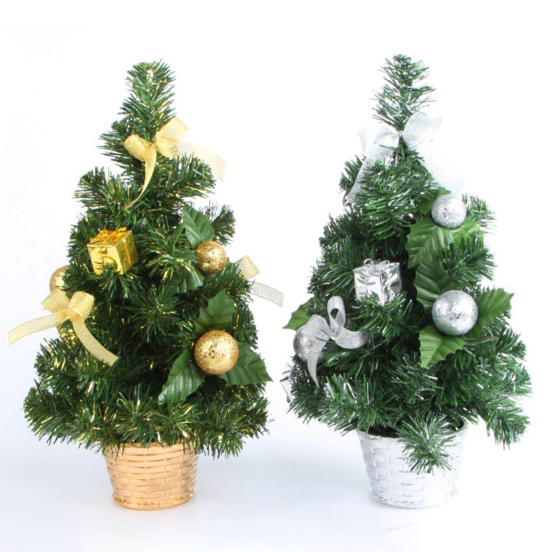 

40cm Christmas Trees Home Decorations Small Tree Placed In The Desktop Christmas Festival Ornaments 2