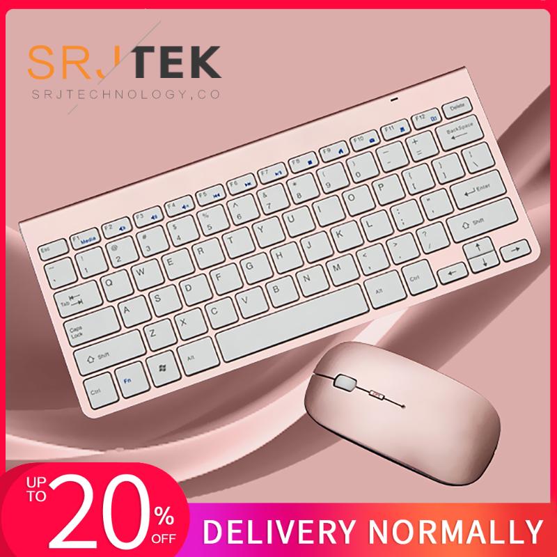 

Wireless 2.4G Computer Mouse Keyboard Set USB Ergonomic Laptop Keyboard Notebook Mini Optical Keybord Keypad Mice Small Office